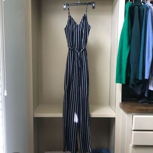 Striped romper